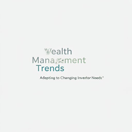 Wealth Management Trends: Adapting to Changing Investor Needs