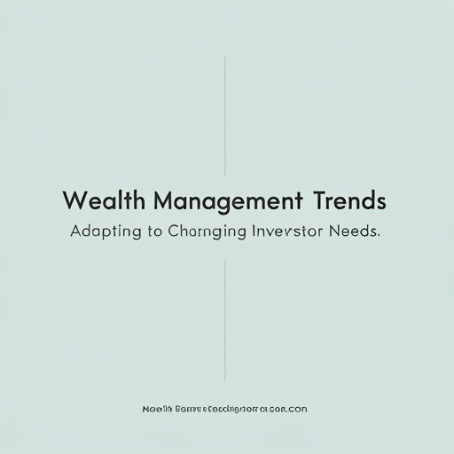 Wealth Management Trends: Adapting to Changing Investor Needs