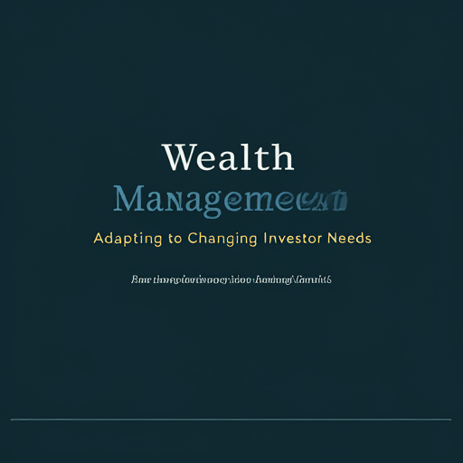 Wealth Management Trends: Adapting to Changing Investor Needs