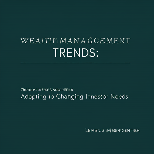 Wealth Management Trends: Adapting to Changing Investor Needs