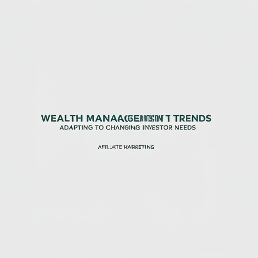 Wealth Management Trends: Adapting to Changing Investor Needs