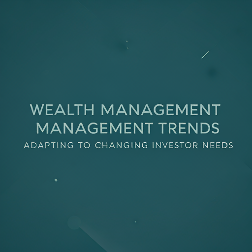 Wealth Management Trends: Adapting to Changing Investor Needs