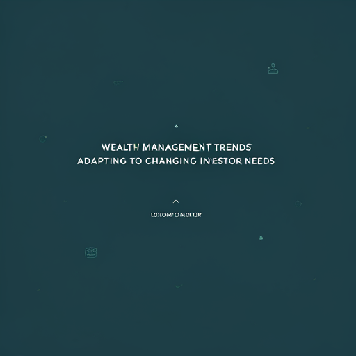 Wealth Management Trends: Adapting to Changing Investor Needs