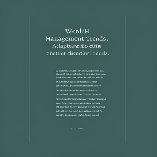 Wealth Management Trends: Adapting to Changing Client Needs