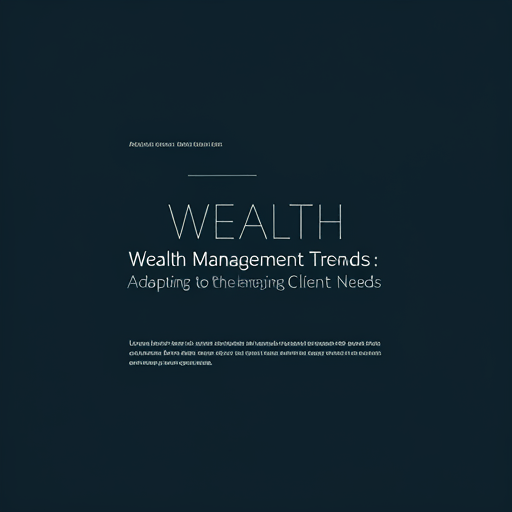 Wealth Management Trends: Adapting to Changing Client Needs